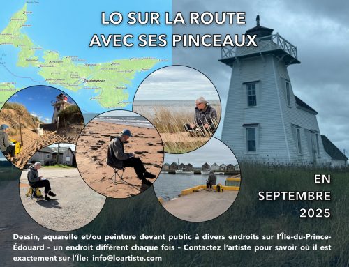 LO sur la route des phares avec ses pinceaux en septembre
